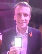 France's Newly-Elected President Brandishes a Bitcoin Hardwar